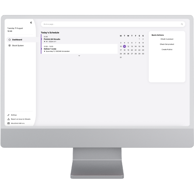 Warehouse Dashboard